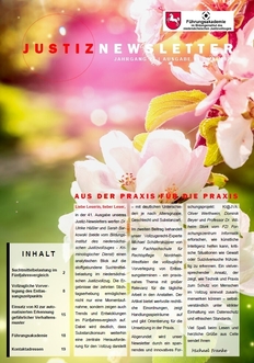 Justiz-Newsletter Nr. 41
