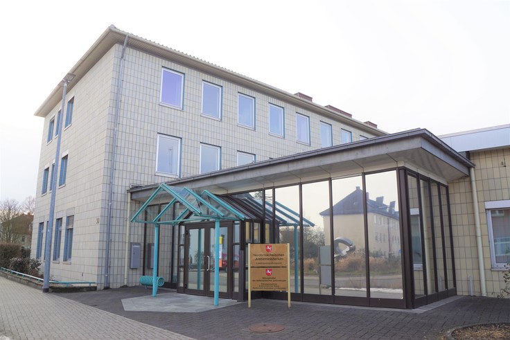Der Eingang des Bildungsinstitutes in Celle (Fuhsestraße 30)