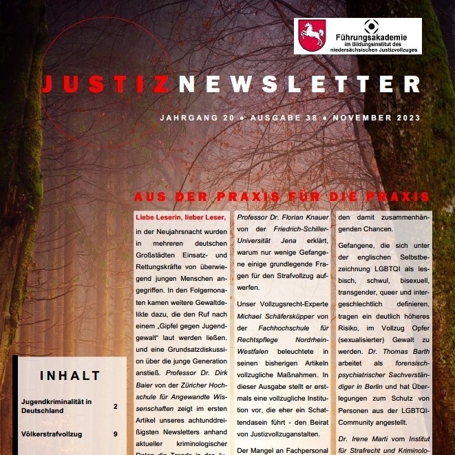 Justiz-Newsletter Nr. 38